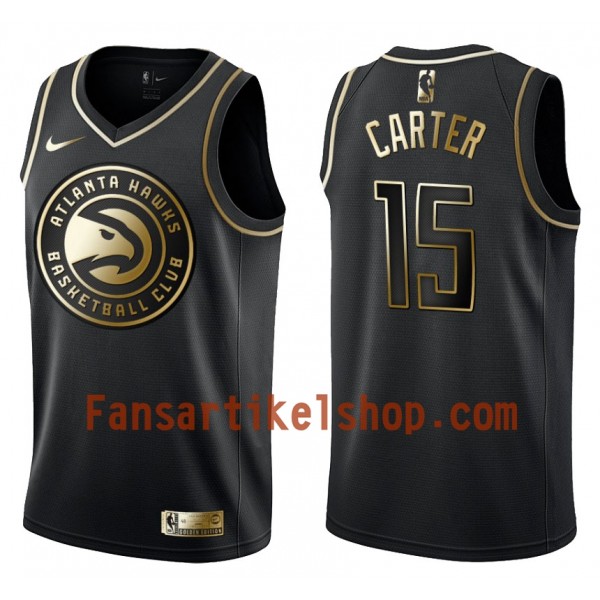 NBA Atlanta Hawks Trikot Vince Carter 15 Nike Schwarz Golden Edition Swingman - Herren NBA Atlanta Hawks Trikot Vince Carter 15 Nike Schwarz Golden Edition Swingman - Herren